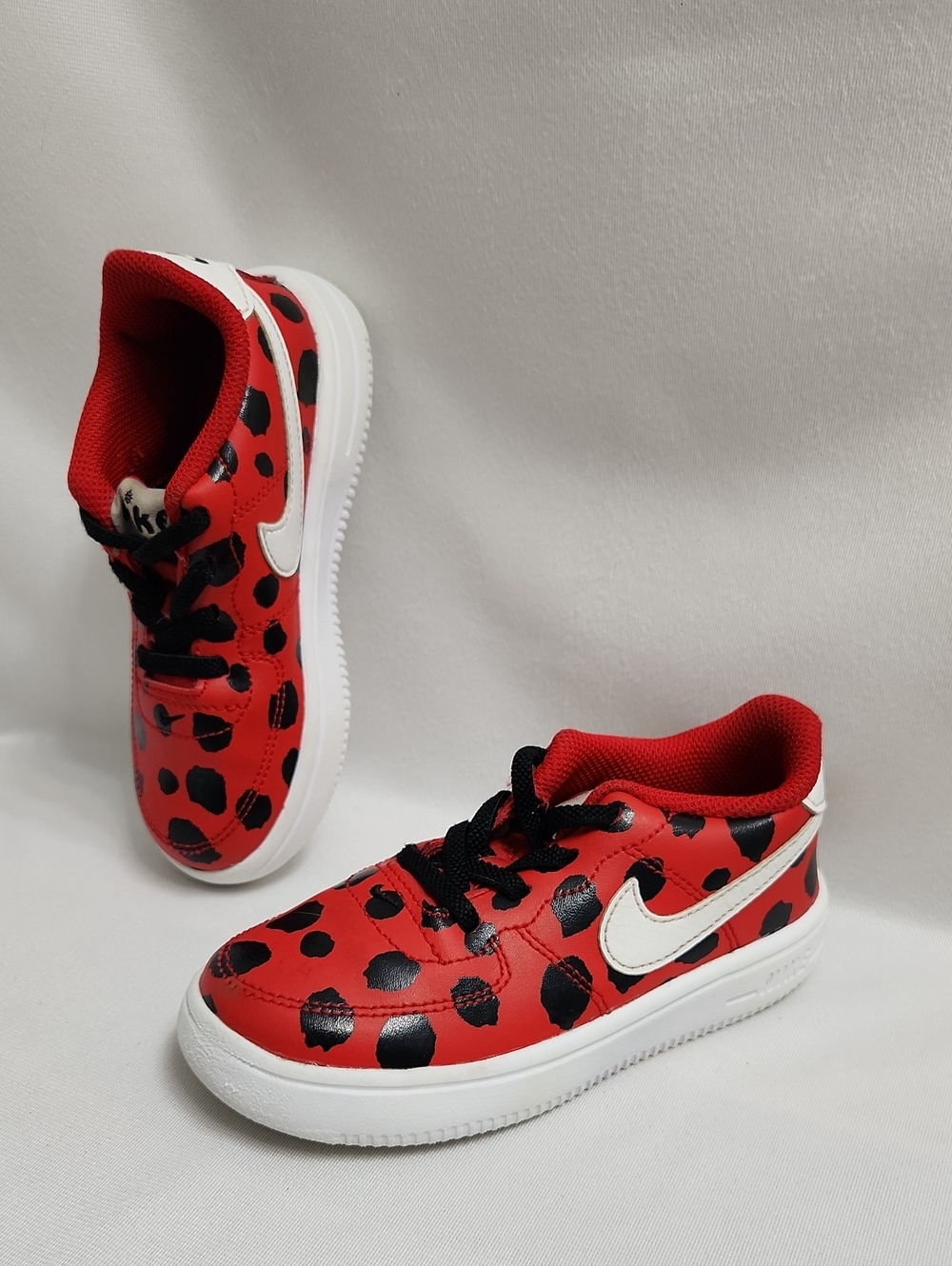 Nike Force 1 '18 SE TD Ladybug Red Black Sneakers (Size 9C)